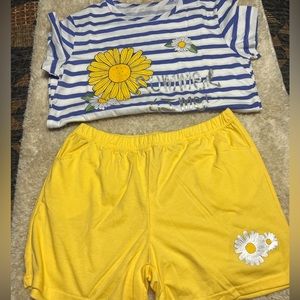 NWT Pajama Set Girls Size 16